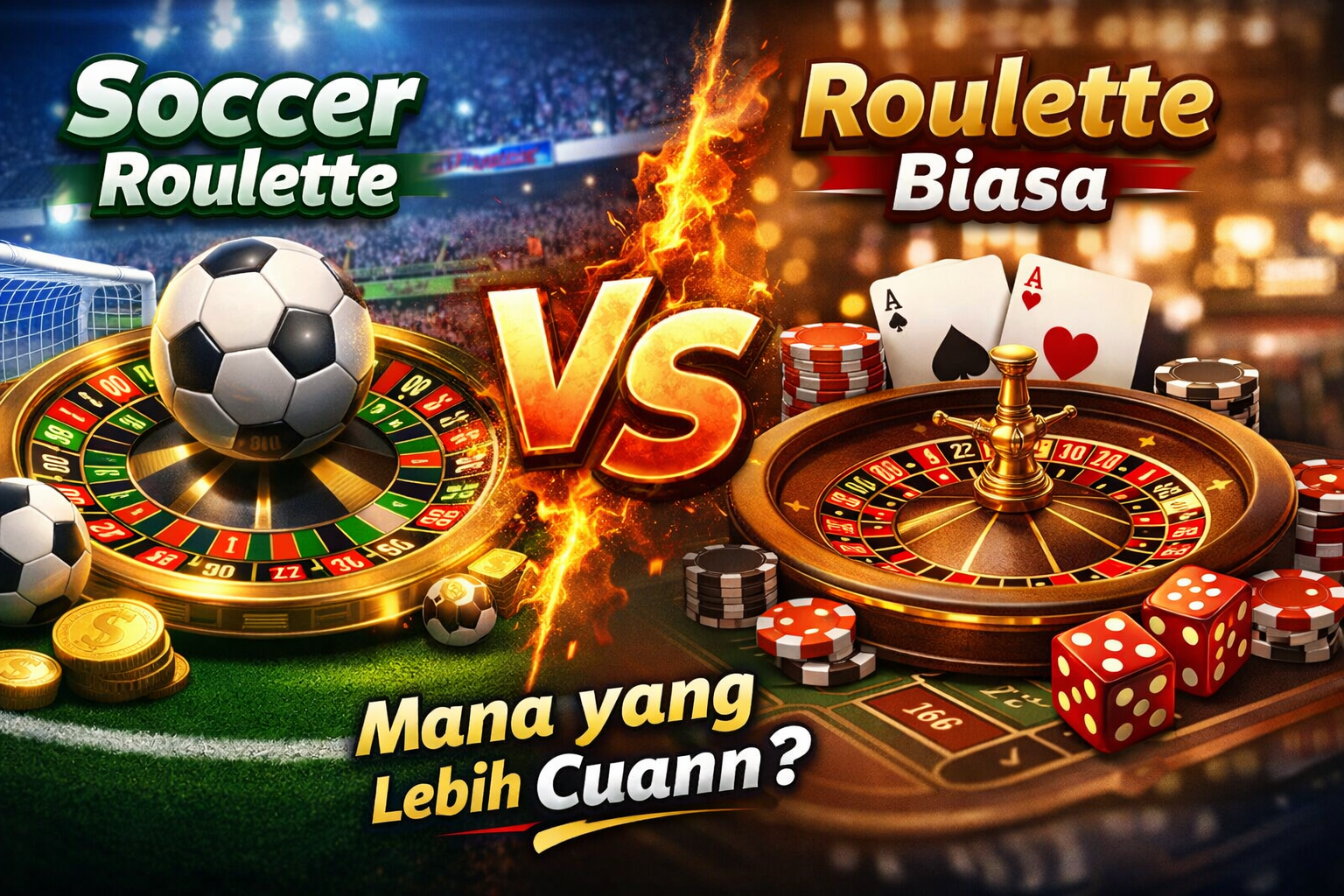 Soccer Roulette vs Roulette Biasa: Mana yang Lebih Menguntungkan?