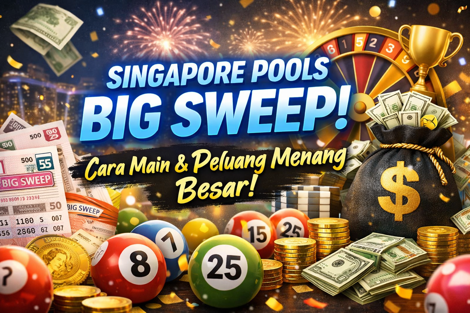Singapore Pools Big Sweep: Cara Main dan Peluang Menang Besar