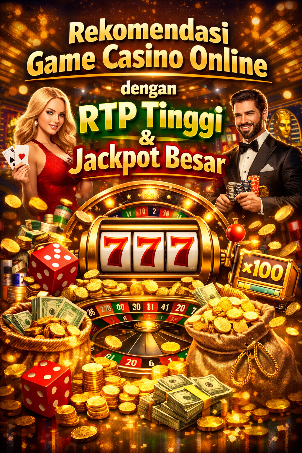 Rekomendasi Game Casino Online dengan RTP Tinggi dan Jackpot Besar